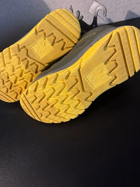 Ozark Trail Olive Green and Yellow Kids Hiking Shoes - Picture 4 of 5